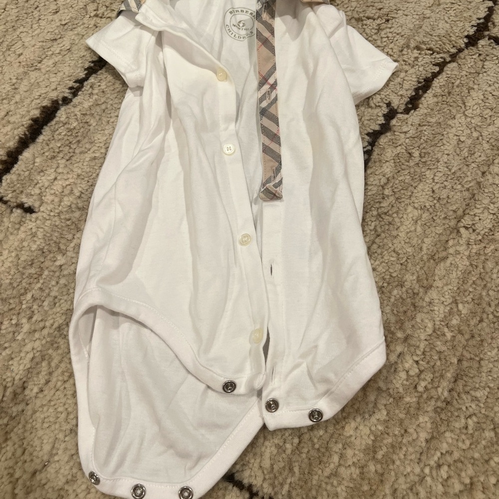Baby Burberry Onesie